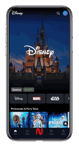 Tap the Disney+ Hotstar Icon